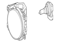 Toyota  RAV4	LE - Ön sol duman işığı
