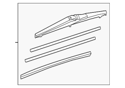 Lexus NX300 - Arxa Şüşə Silecek Bıçağı