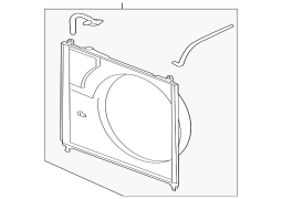 Lexus LX570	 - Qabaq mühərrikin soyuducu fanat örtüyü