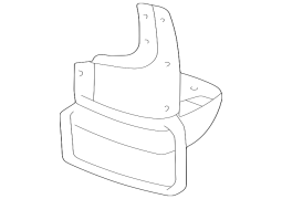 Lexus LX470 - Arxa Sol Palçıq Qapağı