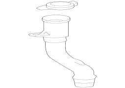 Lexus LS460  - Ön yuyucu maye anbarı doldurucu borusu