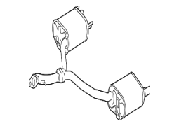 Lexus GS300 - Egzoz səsboğucu