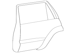 Lexus LX570	 - Arxa sağ qapı qabığı