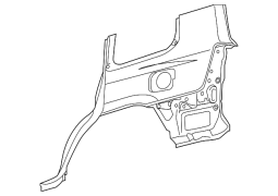 Lexus LX570 - Arxa Sağ Aşağı Xarici Panel