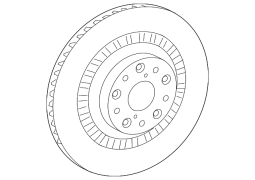 Lexus LS500 - Arxa Sol Disk Əyləc Rotoru