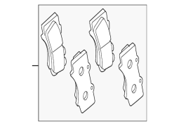 Toyota  Land Cruiser	 - Ön disk əyləc yastığı dəsti