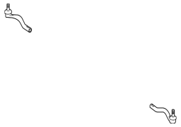 Lexus IS350	 - Ön Sol Xarici Sükan Rodunun Ucu