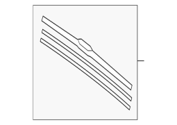 Lexus LS500 - Qabaq sağ şüşə siləcək