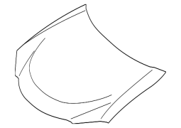 Lexus UX250h - Qabaq kapot paneli