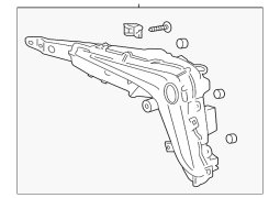 Lexus LX570 - Qabaq sol duman işığı
