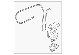 Lexus ES350 - Arxa göyərtə qapağı kilidi