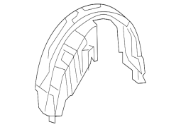 Toyota Camry  - Arxa Sağ Quarter Panel Splash Shield