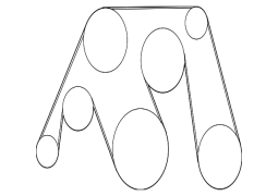 Lexus OE 9091602637 - Serpantin kəməri