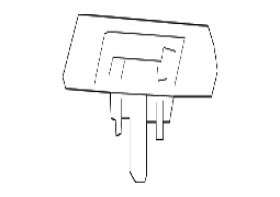 Lexus OE 853620E020 - Sol fara yuyucu qapağının braketi