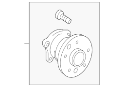 Toyota Highlander  - Arxa sol təkər podşipnik və hub yığımı