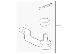 Toyota RAV4	  - Ön xarici sükan kravat ucu