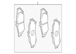 Lexus IS250	 - Arxa əyləc diski dəsti