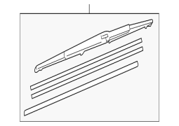 Lexus RX350 - Arxa Şüşə Silecek Bıçağı