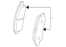 Toyota Yaris   - Ön disk əyləc yastığı dəsti