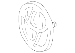 Toyota 	RAV4	LE  - Qabaq Bufer Qapağı Emblemi