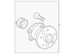 Lexus ES350 - Arxa sağ təkər podşipnikləri və qovşaqları