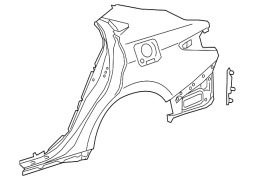 Lexus ES350 - Arxa Sol Xarici Körpə Panel