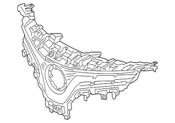 Toyota OE 5310133410 - Qabaq Üst Barmaqlıq
