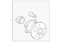Lexus ES350 - Arxa sağ təkər podşipnik və hub yığımı