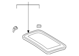 Toyota 	Land Cruiser - Lyuk şüşəsi