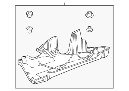 Toyota 	Camry  - Arxa Sol Döşəmə Tavası Sıçrama Qalxanı