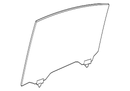 Lexus ES250 - Arxa sol qapı şüşəsi