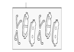 Lexus NX300h - Ön Disk Əyləc Yastığı Dəsti