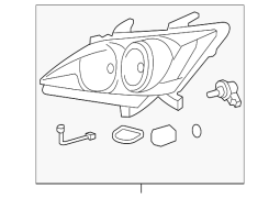 Lexus ES350 - Qabaq sağ fara yığımı