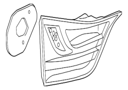 Lexus GS350	 - Arxa sol arxa işıq yığımı