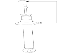 Lexus LS460 - Arxa sağ asma amortizator