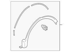 Toyota  RAV4	LE - Arxa Sol İrəli Təkər Tağının Forması