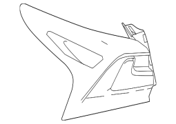 Lexus NX200t - Sağ arxa işığın yığılması