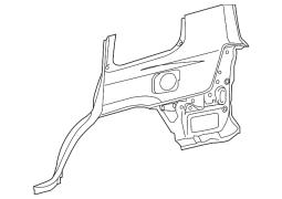 Toyota 	Land Cruiser  - Arxa Sağ Aşağı Xarici Panel