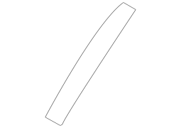 Lexus ES350 - Arxa sağ daş qoruyucu