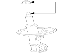 Toyota Camry - Ön sağ asma dayağı