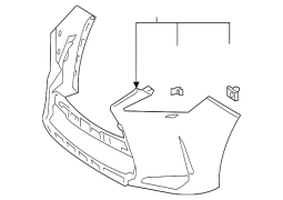 Lexus RX450hL - Qabaq bamperin qapağı