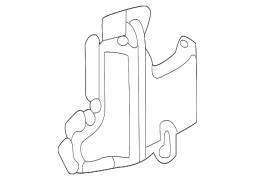 Toyota    Highlander	 - Qabaq sol radyator kepenk braketi