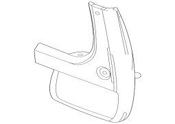 Toyota Highlander	Hybrid LE - Arxa sağ palçıq qapağı