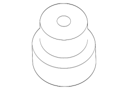 Toyota  4Runner  - Aşağı Diferensial Gövdə Dəstəyi İzolyatoru