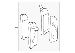 Toyota  Highlander - Arxa Disk Əyləc Yastığı Dəsti