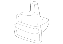 Toyota 	Land Cruiser	Base - Arxa sağ palçıq qapağı