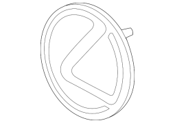Lexus OE 9097502125 - Qabaq Barmaqlıq Emblemi