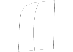 Lexus ES350	 - Arxa Sol Daş Qoruyucu