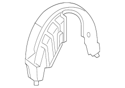 Toyota 	Camry  - Arxa Sol Dörddəbir Panel Sıçrama Qalxanı