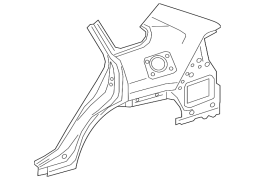 Toyota RAV4  - Arxa Sol Xarici Dörddəbir Panel